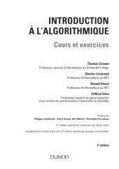 book Introduction à l'algorithmique: cours et exercices