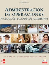 book Administración de operaciones : producción y cadena de suministros