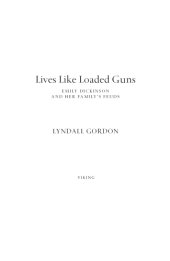 book Lives like loaded guns: emily dickinson and her family's feuds