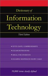 book Dictionary of Information Technology