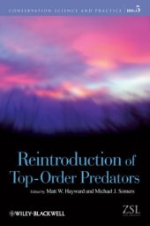 book Reintroduction of Top-Order Predators