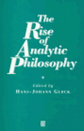 book Rise of Analytic Philosophy