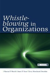 book Whistle-Blowing in Organizations