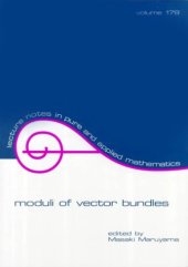 book Moduli of Vector Bundles