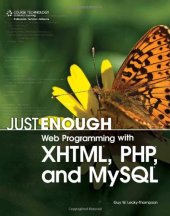 book Just Enough Web Programming with XHTML, PHP, and MySQL