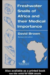 book Freshwater Snails Of Africa And Their Medical Importance