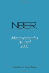 book NBER Macroeconomics Annual 2003