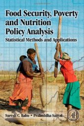 book Food Security, Poverty and Nutrition Policy Analysis: Statistical Methods and Applications