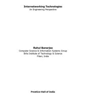 book Internetworking Technology: An Engineering Perspective