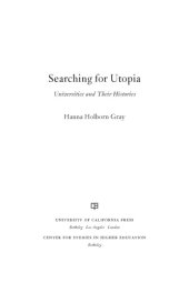 book Searching for Utopia: universities and their histories