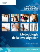 book Metodología de la investigación: con enfoque en competencias