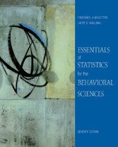 book Essentials of statistics for the behavioral sciences