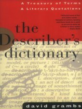 book The describer's dictionary: a treasury of terms and literary quotations