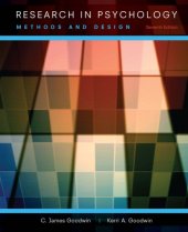 book Research in psychology: methods and design