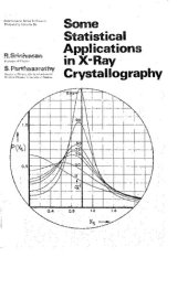 book Some Statistical Applications in X-ray Crystallography