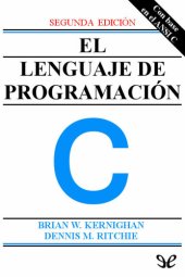 book El lenguaje de programación C