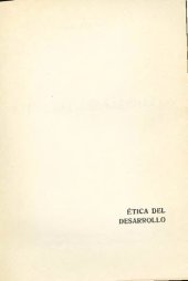 book Ética del Desarrollo