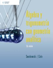 book Algebra y trigonometria con geometria analitica / Algebra and Trigonometry with Analytic Geometry (Spanish Edition)