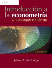 book Introducción a la Econometría. 4e.