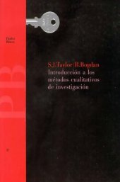 book Introducción a los métodos cualitativos de investigación : la búsqueda de significados