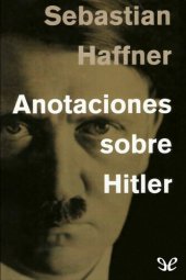 book Anotaciones sobre Hitler