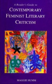 book Readers Guide to Contemporary Feminist Literary Criticism