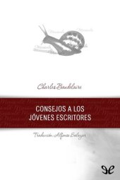 book Consejos a los jóvenes escritores