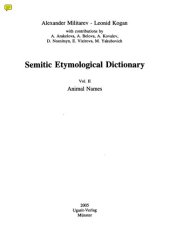 book Semitic Etymological Dictionary. Vol. 2. Animal Names