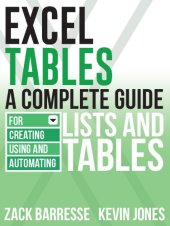 book Excel tables: a complete guide for creating, using and automating lists and tables