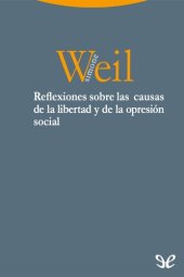 book Reflexiones sobre las causas de la libertad y de la opresión social