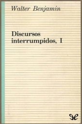 book Discursos interrumpidos I