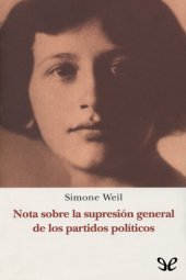 book Nota sobre la supresión general de los partidos políticos