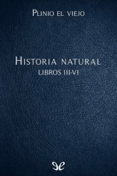 book Historia natural Libros III-VI