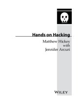 book Hands on Hacking