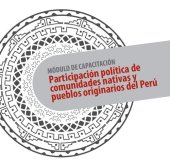 book Participación política de comunidades nativas y pueblos originarios del Perú. Módulo de capacitación