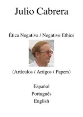 book Ética negativa / Negative ethics