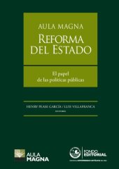 book Aula Magna 2008 - Reforma del Estado. El papel de las políticas públicas