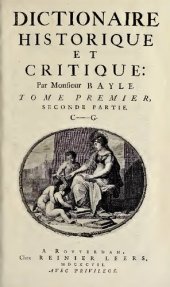 book Dictionnaire Historique et Critique, tome 1.ii, C–G