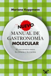 book Nuevo manual de gastronomía molecular