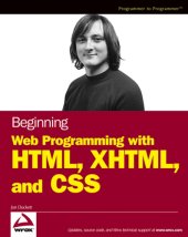 book Beginning Web Programming with HTML, XHTML, and CSS