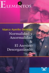 book Normalidad y Anormalidad & El Asesino Desorganizado