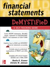 book Financial statements demystified a self-teaching guide