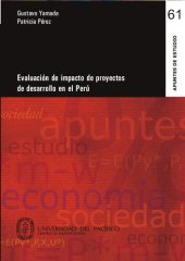 book Evaluación de impacto de proyectos de desarrollo en el Perú