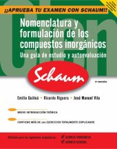 book Nomenclatura y formulación de los compuestos inorgánicos : [una guía de estudio y autoevaluación]