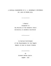 book A critical examination of E. S. Brightman’s hypothesis of a God of finite will