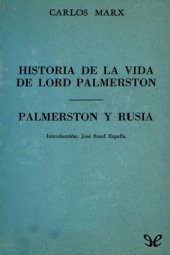 book Historia de la vida de Lord Palmerston