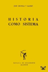 book Historia como sistema