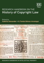 book Research Handbook On The History Of Copyright Law