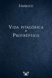 book Vida Pitagórica - Protréptico