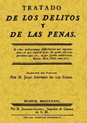 book Tratado de los delitos y de las penas